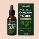 Aceite De Orégano & Coco 80% De Carvacrol 30ml Oragel