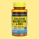 Calcio, magnesio y zinc, 100 tabletas Mason Natural