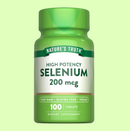 Nature's Truth, Selenio de 200mcg, 100 tabletas