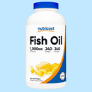Nutricost, Aceite de pescado, 1000 mg, 240 cápsulas blandas