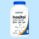 Nutricost, Inositol, 500 mg, 240 cápsulas