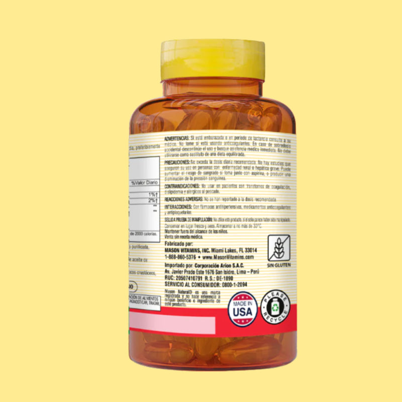 OMEGA 3 ACEITE DE PESCADO MASON NATURAL