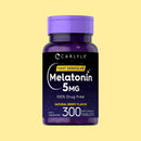 Carlyle Melatonina 5 mg de disolución rápida 300 tabletas | Sabor a bayas | Suplemento vegetariano, sin OMG