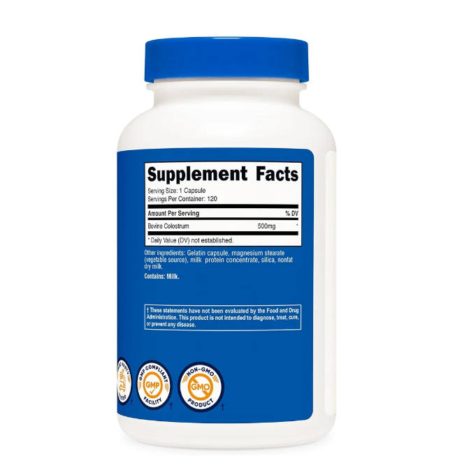 Nutricost, Colostrum 500mg – 120caps